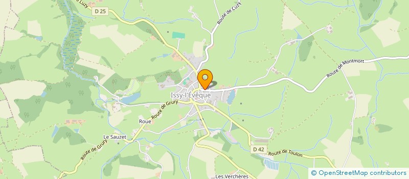 localisation de l'entreprise LA NOIX CHABRIOTTE  ISSY-L'EVEQUE