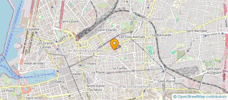 localisation de l'entreprise LA NOMADE  MARSEILLE