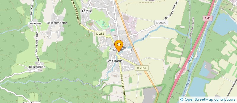 localisation de l'entreprise LA NOMADERIE  CHAPAREILLAN