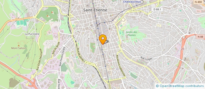 localisation de l'entreprise LA NOMADERIE  SAINT-ETIENNE