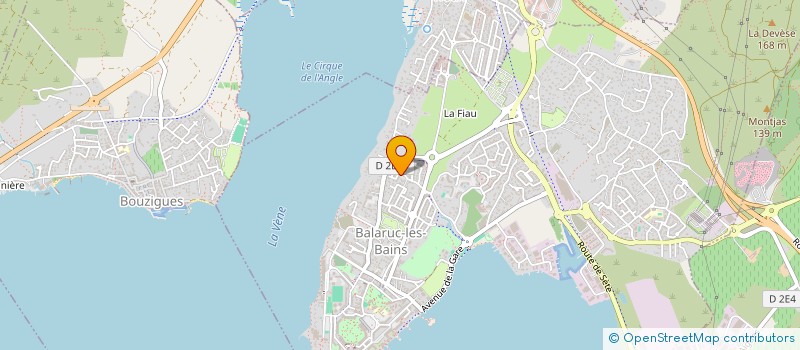 localisation de l'entreprise LA NONA  BALARUC-LES-BAINS