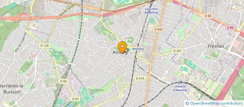 localisation de l'entreprise LA NONNA à ANTONY