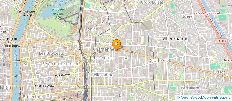 localisation de l'entreprise LA NONNA  VILLEURBANNE