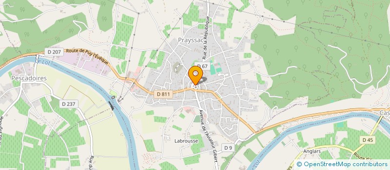 localisation de l'entreprise LA NONNA PAULETTA  PRAYSSAC