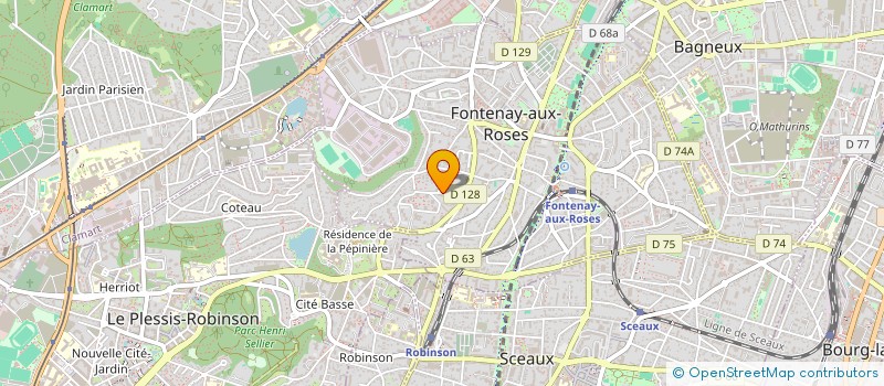 localisation de l'entreprise LA NORAIE à FONTENAY-AUX-ROSES