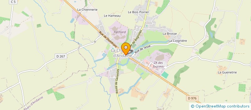 localisation de l'entreprise LA NORDIE à RIVES D'ANDAINE