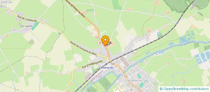 localisation de l'entreprise LA NORDISTE BTP à LANDRECIES
