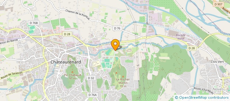 localisation de l'entreprise LA NORIA  CHATEAURENARD