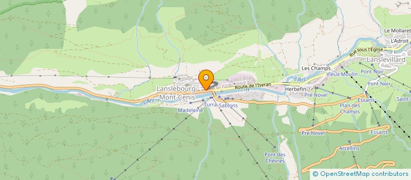 localisation de l'entreprise LA NORMA 73  VAL-CENIS