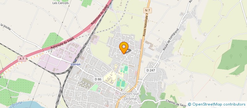 localisation de l'entreprise LA NORMA FIME  LIVRON SUR DROME