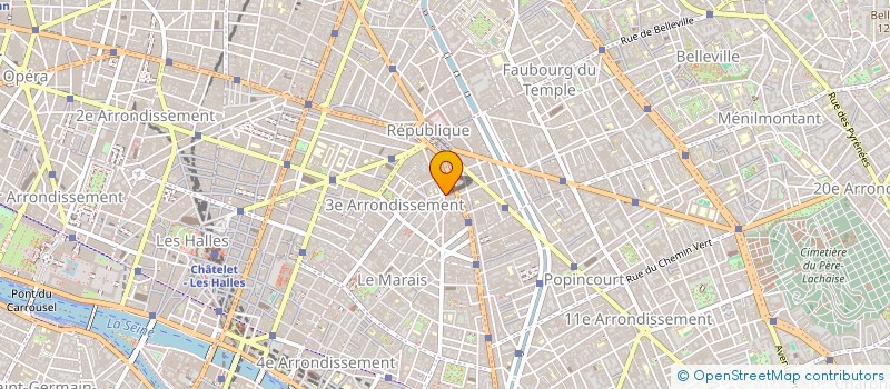 localisation de l'entreprise LA NORMANDE à PARIS