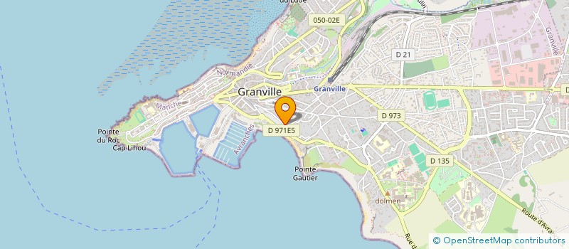 localisation de l'entreprise LA NORMANDE à GRANVILLE