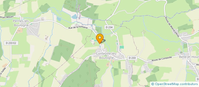 localisation de l'entreprise LA NORMANDE  CONTEVILLE-LES-BOULOGNE