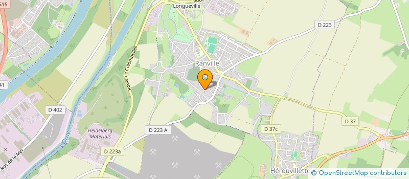 localisation de l'entreprise LA NORMANDIE AU COEUR DU GOUT  RANVILLE