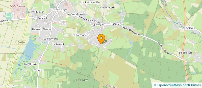 localisation de l'entreprise LA NORMANDIE AU DESERT à CREANCES