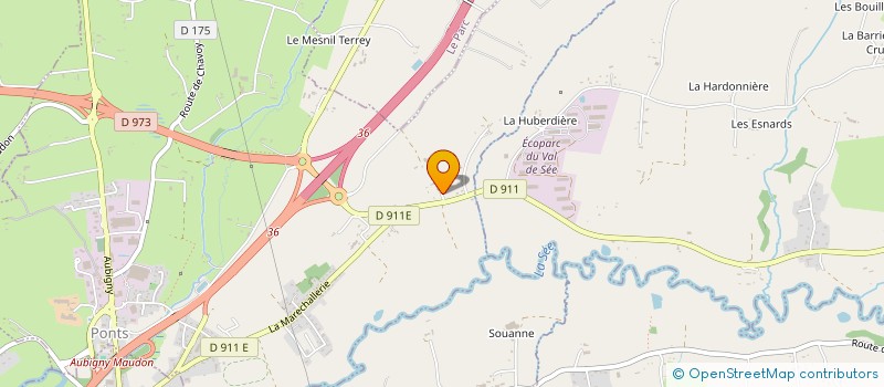 localisation de l'entreprise LA NOSLIERE à PONTS
