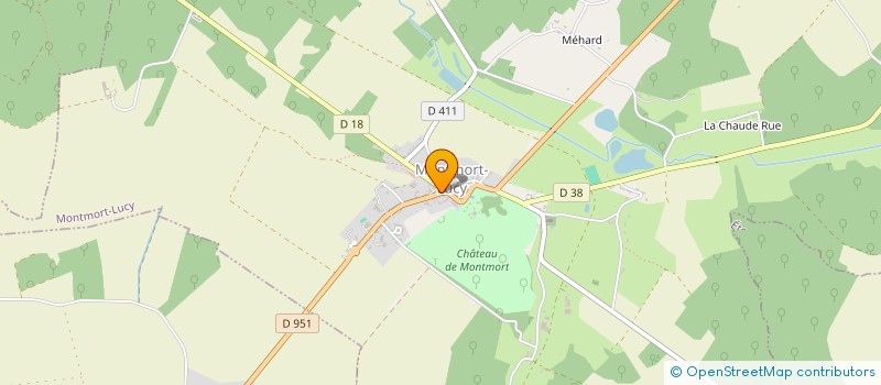 localisation de l'entreprise LA NOSTRA  MONTMORT-LUCY