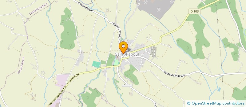 localisation de l'entreprise LA NOSTRA  SAINT-PAPOUL