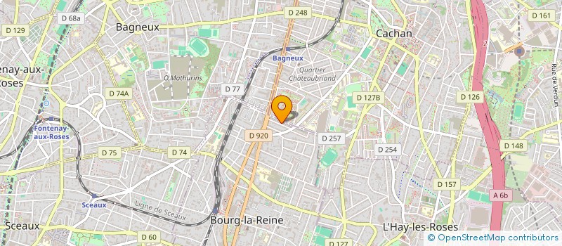 localisation de l'entreprise LA NOSTRA ANDIAMO FOOD RESTAURANT à BOURG-LA-REINE