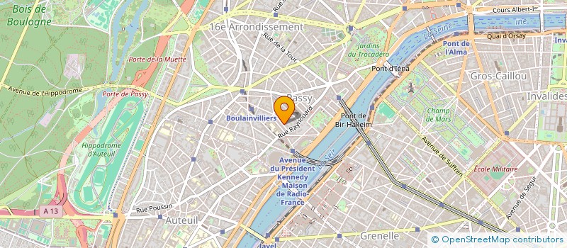 localisation de l'entreprise LA NOTAV  PARIS