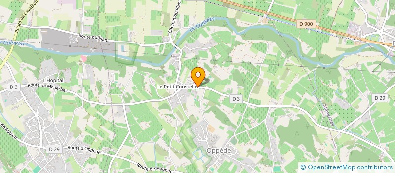 localisation de l'entreprise LA NOTE BLEUE  OPPEDE