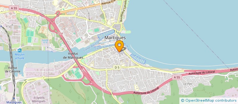 localisation de l'entreprise LA NOTE CAFE à MARTIGUES