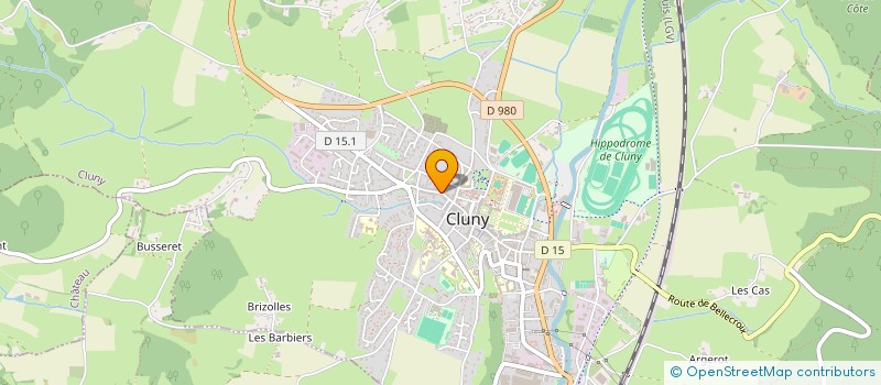 localisation de l'entreprise LA NOTE ECLOSE à CLUNY