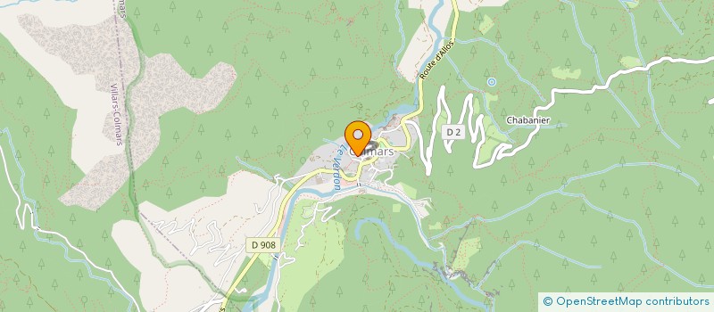 localisation de l'entreprise LA NOTE FRAPPEE  COLMARS