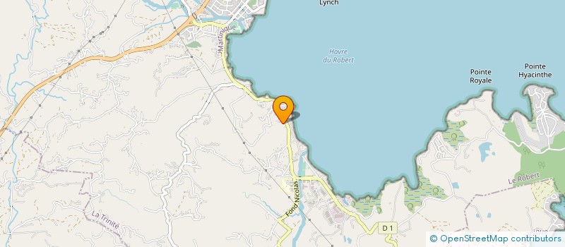 localisation de l'entreprise LA NOTE GOURMANDE  LE ROBERT