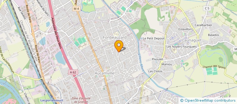 localisation de l'entreprise LA NOTE JAUNE à AUCAMVILLE