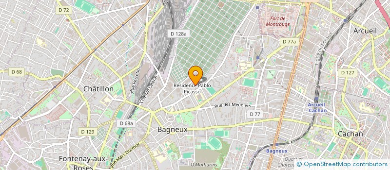 localisation de l'entreprise LA NOTE PICKING à BAGNEUX