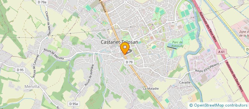 localisation de l'entreprise LA NOTE VERTE à CASTANET-TOLOSAN