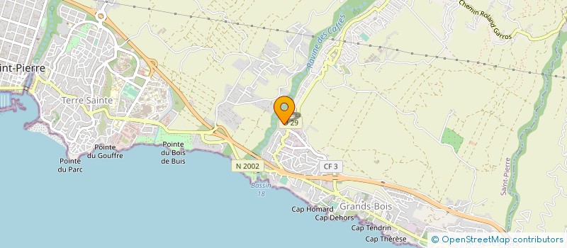 localisation de l'entreprise LA NOTRE à SAINT-PIERRE