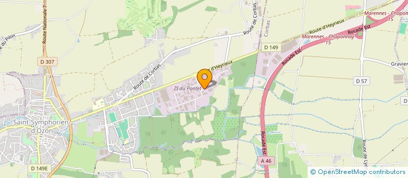 localisation de l'entreprise LA NOUBA  SAINT-SYMPHORIEN-D OZON