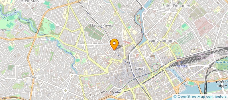 localisation de l'entreprise LA NOUE-BRAS-DE-FER  NANTES