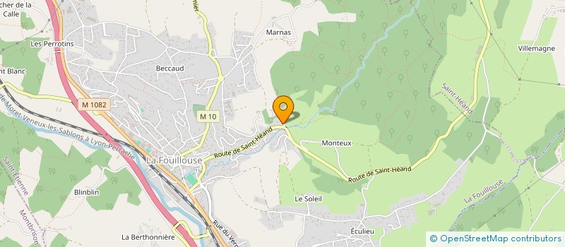 localisation de l'entreprise LA NOUGATERIE DE MONTELIMAR  LA FOUILLOUSE