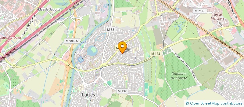 localisation de l'entreprise LA NOUNOU GINETTE à LATTES