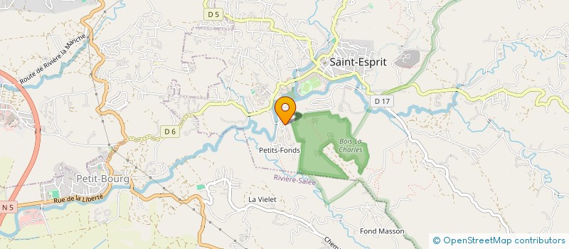 localisation de l'entreprise LA NOUNOU IDEALE à SAINT-ESPRIT
