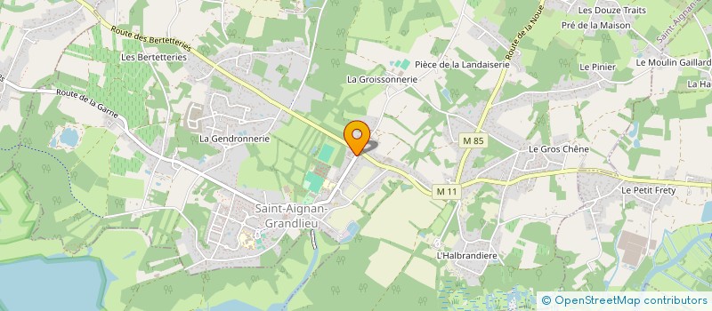 localisation de l'entreprise LA NOURAIS  SAINT-AIGNAN-GRANDLIEU