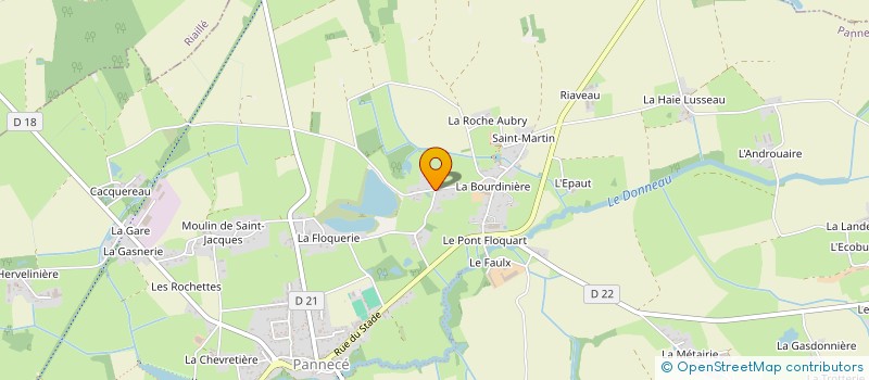 localisation de l'entreprise LA NOURRICIERE  PANNECE