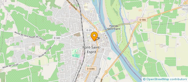 localisation de l'entreprise LA NOUVE  PONT-SAINT-ESPRIT