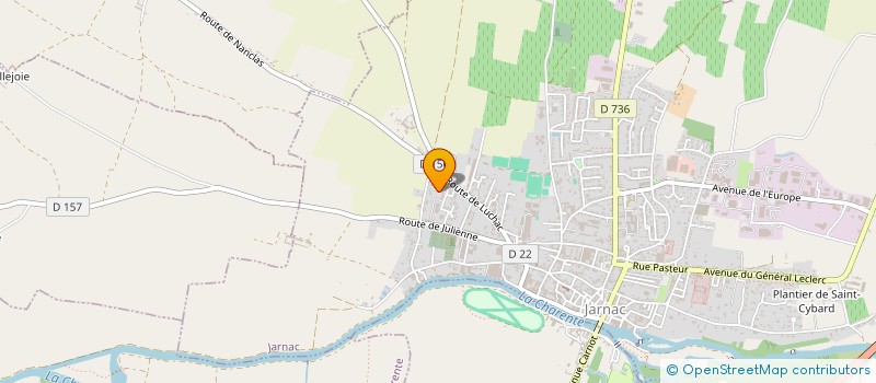 localisation de l'entreprise LA NOUVELLE à JARNAC