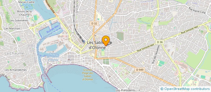localisation de l'entreprise LA NOUVELLE ABONDANCE à LES SABLES D'OLONNE