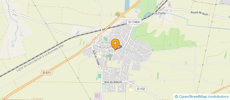 localisation de l'entreprise LA NOUVELLE ADRESSE  FRONTENAY-ROHAN-ROHAN