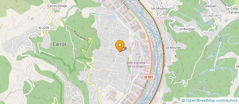 localisation de l'entreprise LA NOUVELLE AGENCE  LA GAUDE