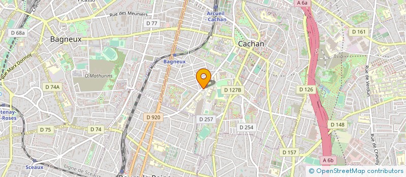 localisation de l'entreprise LA NOUVELLE ALTERNATIVE à CACHAN