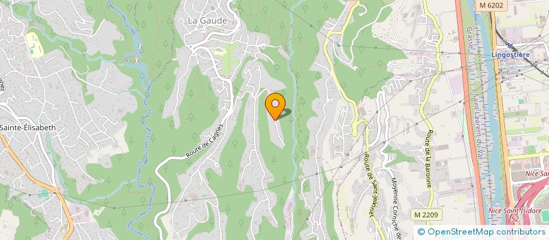 localisation de l'entreprise LA NOUVELLE APHRODITE  LA GAUDE