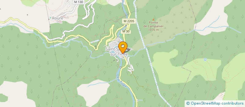 localisation de l'entreprise LA NOUVELLE AUBERGE à SAINT-SAUVEUR-SUR-TINEE
