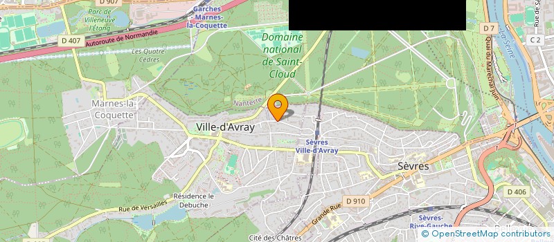 localisation de l'entreprise LA NOUVELLE AUTO ECOLE  VILLE-D'AVRAY