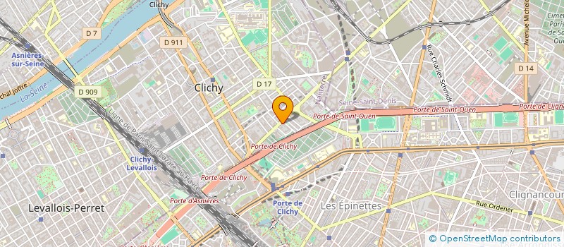 localisation de l'entreprise LA NOUVELLE BOUCHERIE à CLICHY